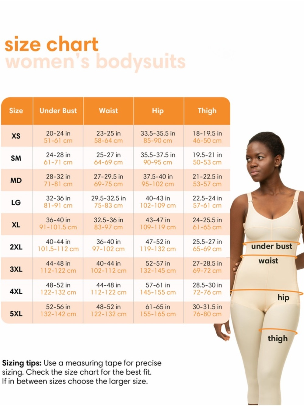 ISAVELA 2nd Stage Mid-Thigh Compression Bodysuit (BS04) size LARGE - Picture 2 of 6